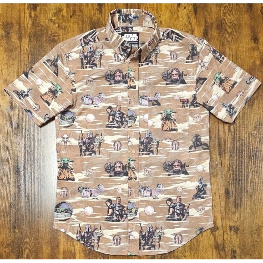 RSVLTS Mandalorian Mando Montage Star Wars Kunuflex Short Sleeve Sz‎ Small
